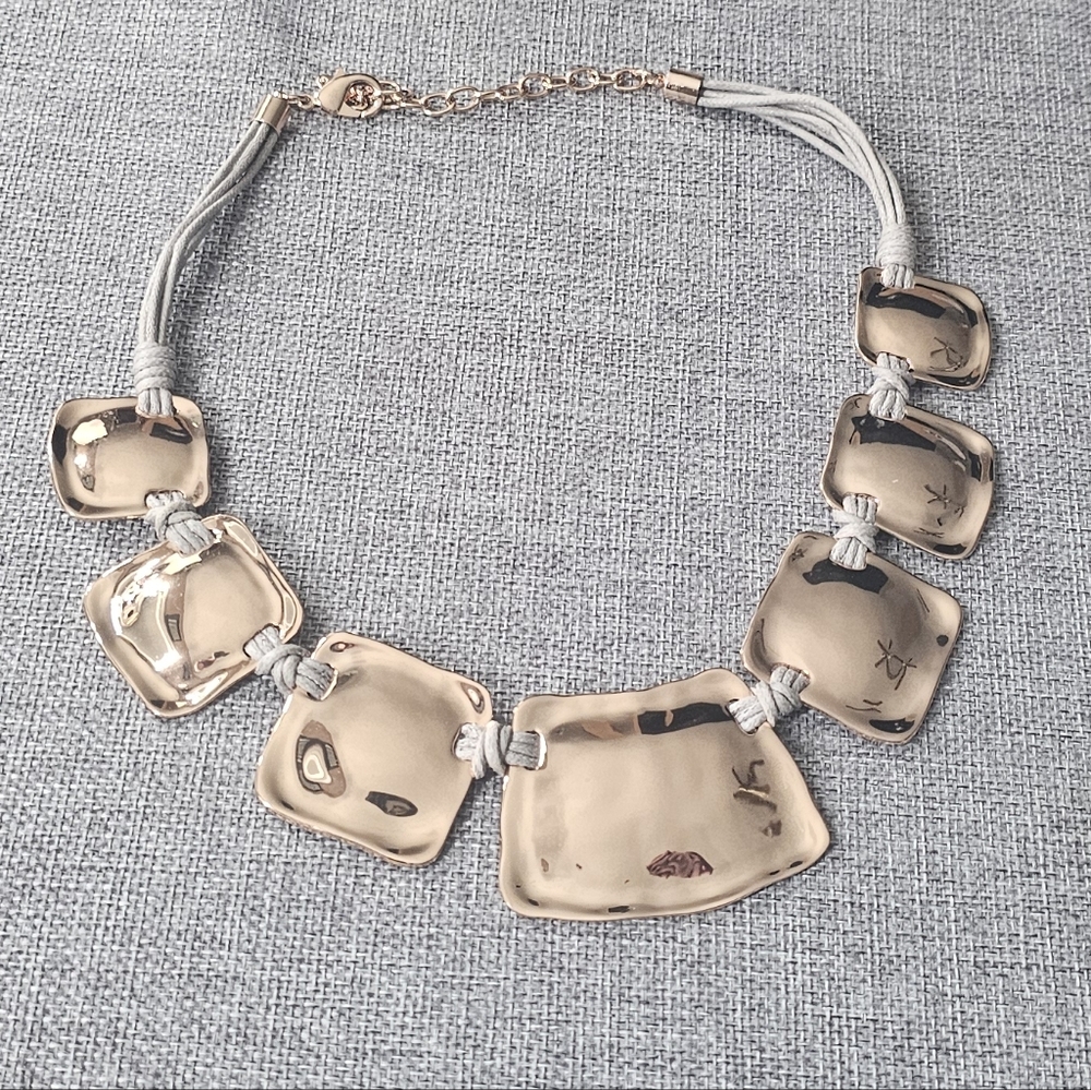 Elegant Gold and Silver Necklace 18 Inch With 2 Inch Extender - Picture 3 of 5